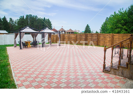 Patio near the hostel 41843161
