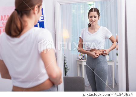 Bleak teen girl fighting weight gain 41843654
