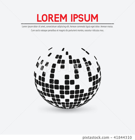 abstract globe shape symbol abstract globe shape symbol 41844310