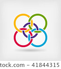 five interlocked circles symbol 41844315