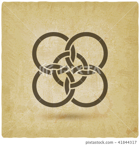 five interlocked circles vintage background five interlocked circles vintage background 41844317