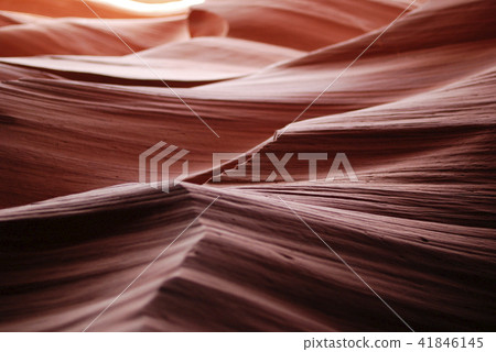 Close up sandstone texture in Antelope Canyon 41846145