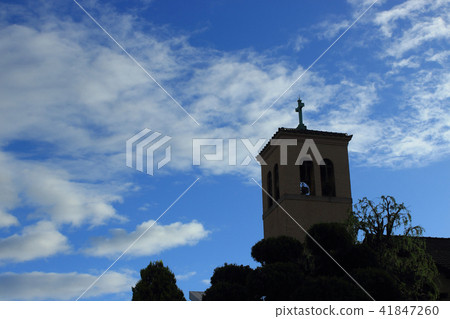 Church tower and sky Church tower and sky 41847260