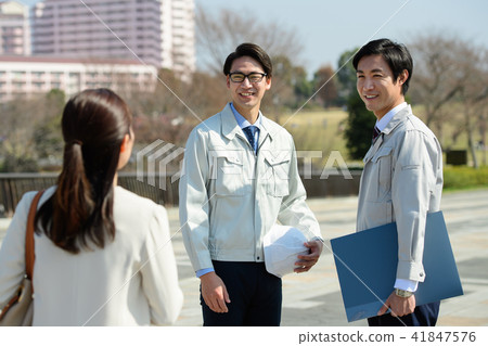 商人房地產女商人建築企業圖像 41847576