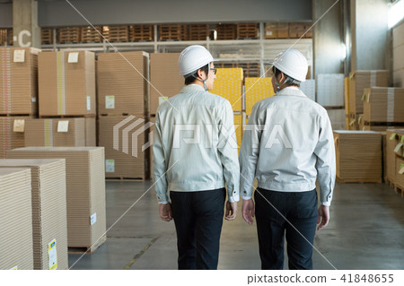 倉庫企業工作者商人圖像 41848655