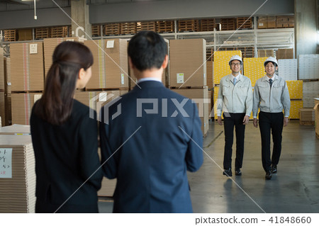 倉庫企業工作者商人圖像 41848660