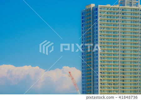 Minato Mirai和夏天天空的高層建築物 Minato Mirai和夏天天空的高層建築物 41848736