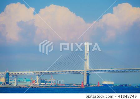 橫濱灣大橋和夏日的天空 橫濱灣大橋和夏日的天空 41848749
