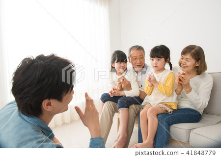 資深夫婦孫家庭圖像 41848779