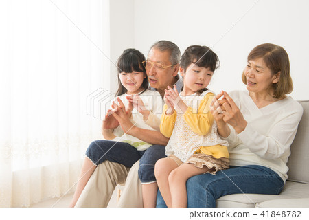 資深夫婦孫家庭圖像 41848782