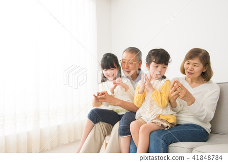資深夫婦孫家庭圖像 41848784
