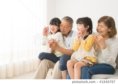 資深夫婦孫家庭圖像 41848787