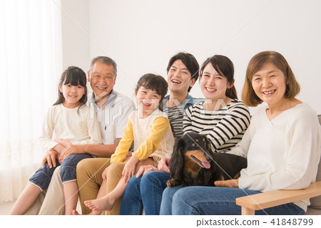 三代家庭形象 41848799