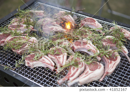 BBQ Lamb Chop BBQ Lamb Chop 41852167