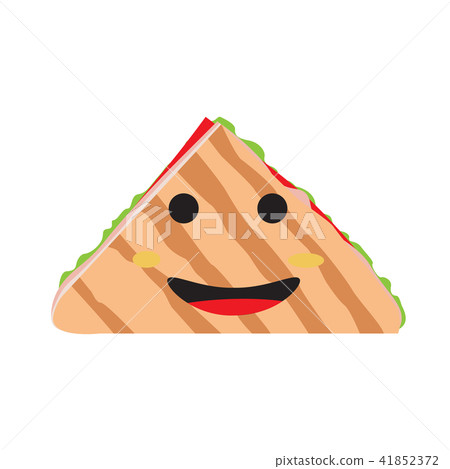 Isolated happy taco emote 41852372
