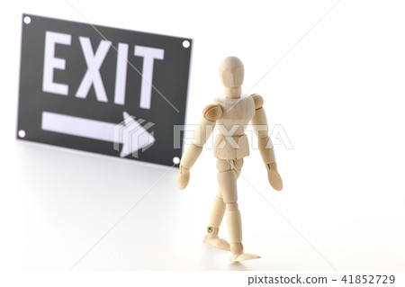 EXIT Evacuation drill exit 41852729