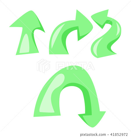 set of arrow , vector illustration 41852972