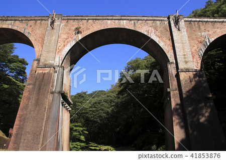 Usui Pass Glass Bridge in Summer 41853876