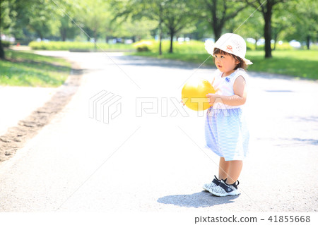 Children playing with ball Children playing with ball 41855668