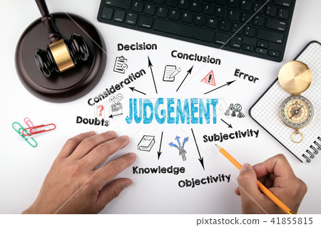 Judgement Law and justice concept 41855815