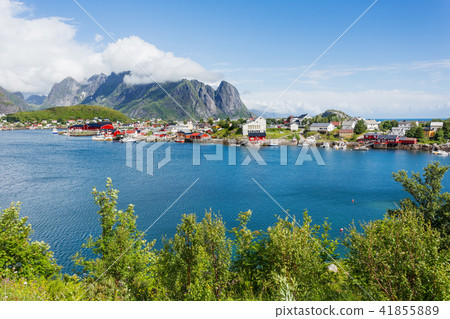 Reine (Lofoten islands) landscape, Norway. Reine (Lofoten islands) landscape, Norway. 41855889