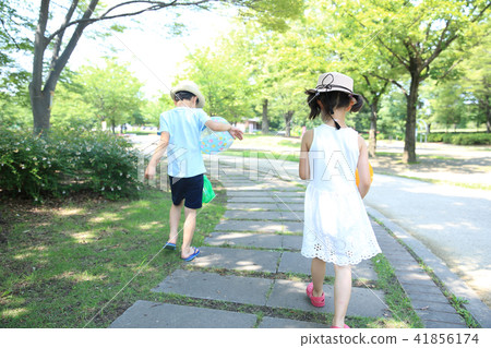 Children playing in the park Children playing in the park 41856174