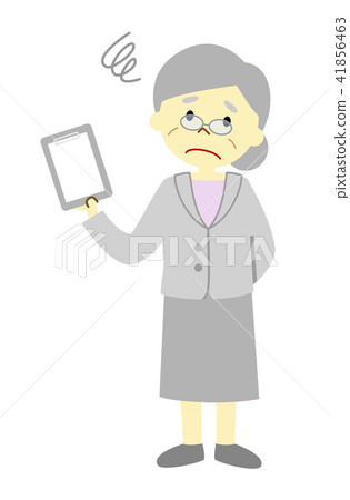 高級女性的西裝老花眼 41856463