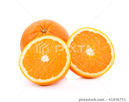 Orange fruit on white background 41856751