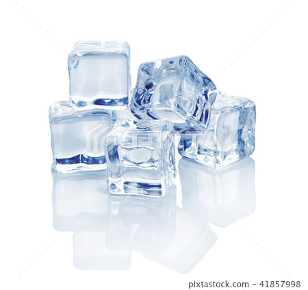 ice isolated on white background. ice isolated on white background. 41857998