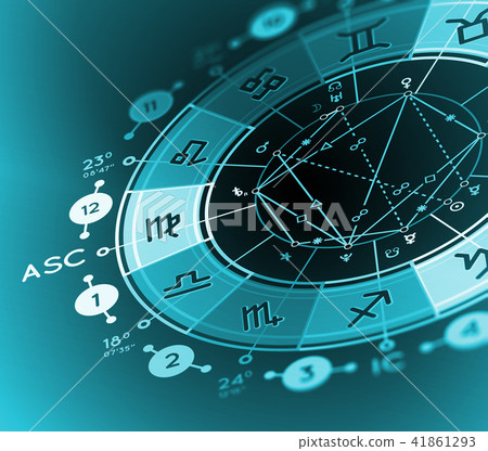 Astrology natal chart background 41861293