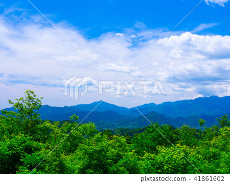 Mountains desired from the Takaosan summit 41861602