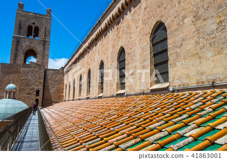 Exterior view of the roof and one of the towers  41863001
