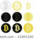 9 vector designs of bitcoin crypto currency 41863340