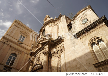 Ortigia Syracuse sicily old saint francis church 41863713