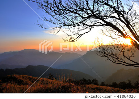 Morning Mountain View of Hehuanshan National Forest Recreation Area 41864026