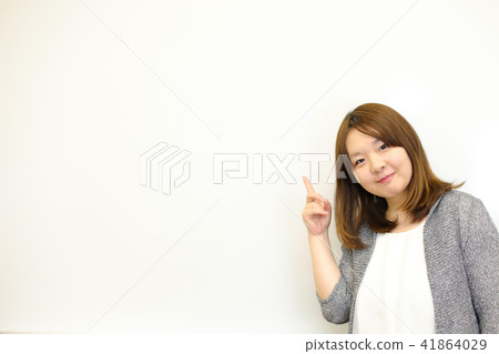 White board and girls / ladies 41864029