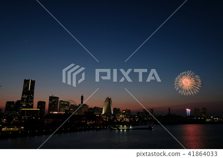 橫濱Minatomirai的煙花 橫濱Minatomirai的煙花 41864033
