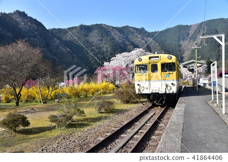 Anno花站Park Hiroshima前JR Kabuto線Anno站春天風景 41864406