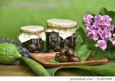 手工醃製 梅子 食物 41864996