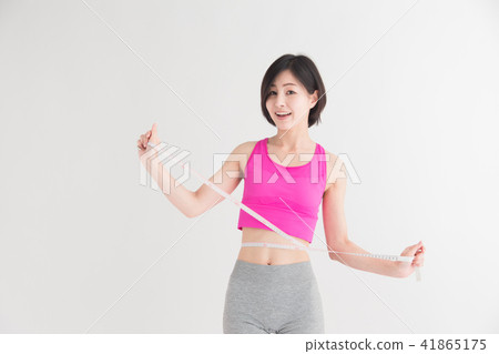 Exercise · female · white back 41865175