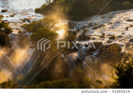 Epupa Falls on the Kunene River in Namibia Epupa Falls on the Kunene River in Namibia 41865619