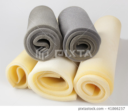 foam, samples of gray and yellow color,composition 41866237