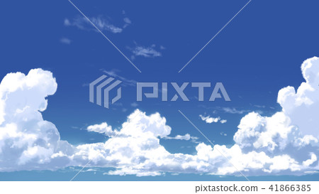Blue sky and cumulonimbus Blue sky and cumulonimbus 41866385