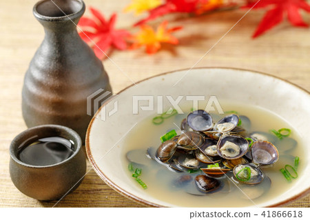 Shizumi's miso soup and sake Shizumi's miso soup and sake 41866618