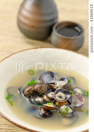 芝麻味噌湯和清酒 芝麻味噌湯和清酒 41866619