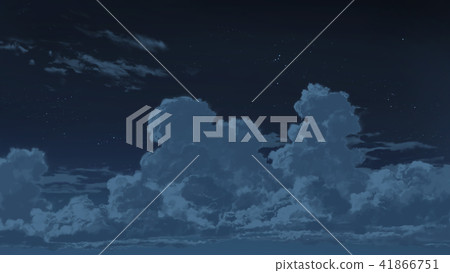Night sky and Ice cloud Night sky and Ice cloud 41866751