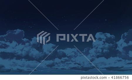 Night sky and Ice cloud 41866756