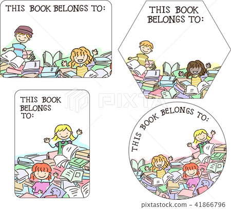 Stickman Kids Book Platelets Design Illustration Stickman Kids Book Platelets Design Illustration 41866796