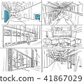 Storyboard with water power plant interior 41867029