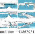 Storyboard with water power plant 41867071